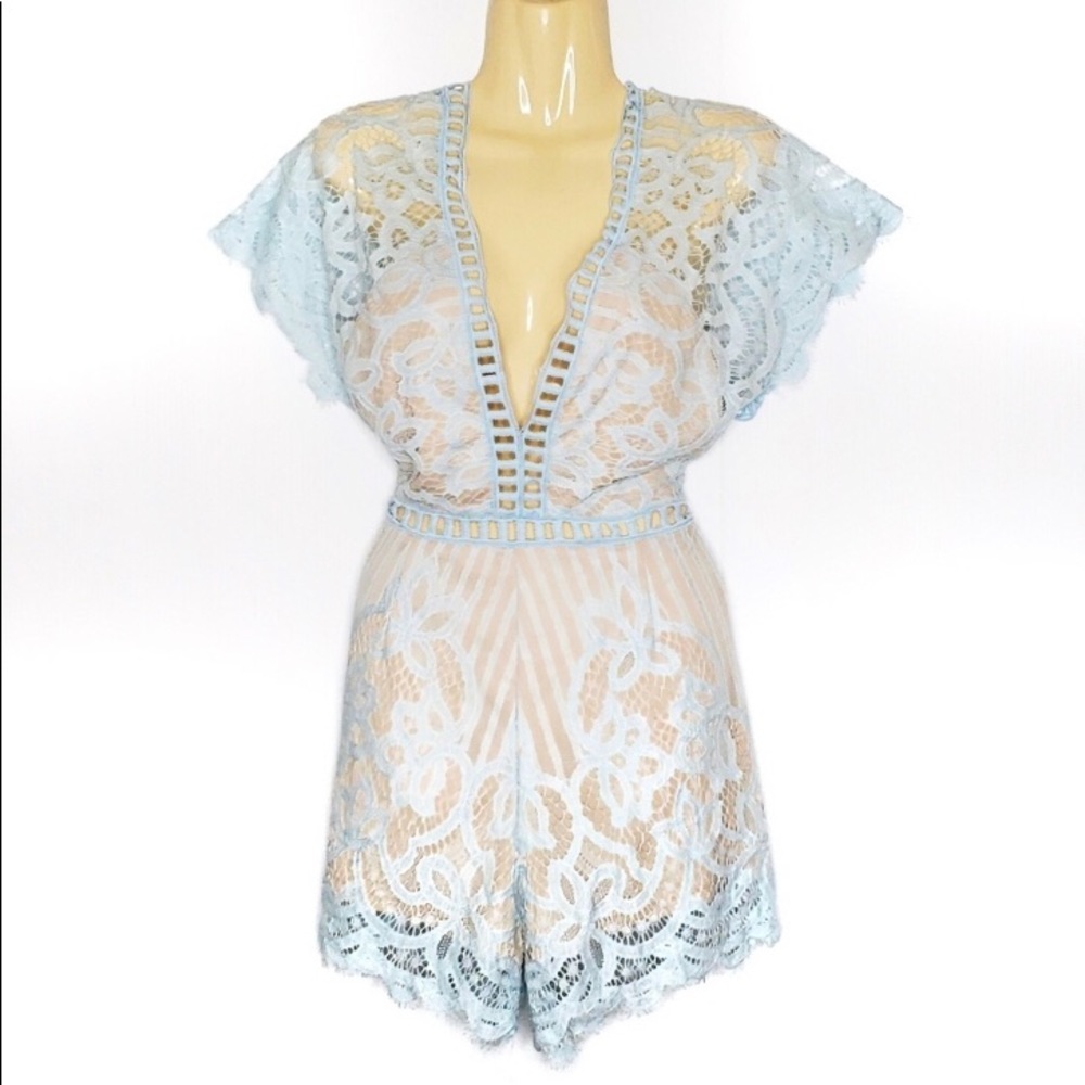 L’atiste blue lace romper